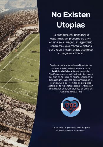 LA VUELTA A BOEDO NO ES UNA UTOPIA
