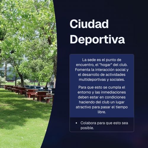 PROYECTOS Y MEJORAS  EN CIUDAD DEPORTIVA